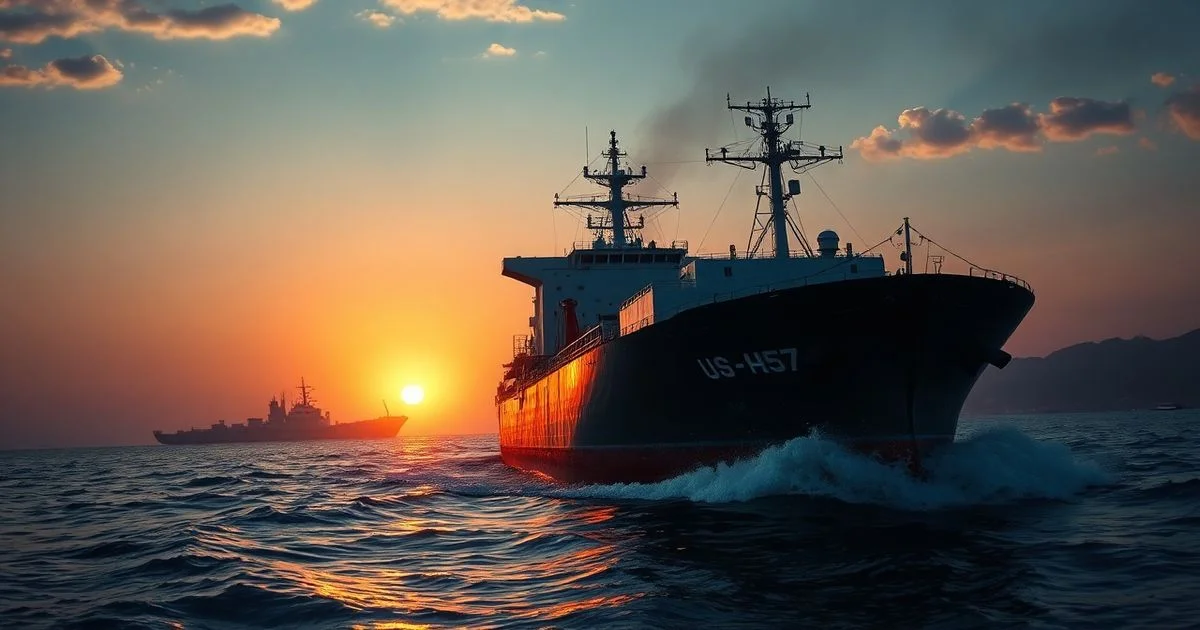 US-Iran Tensions Escalate: Cargo Ship Seized & Oil Jumps Intensify Global Concerns