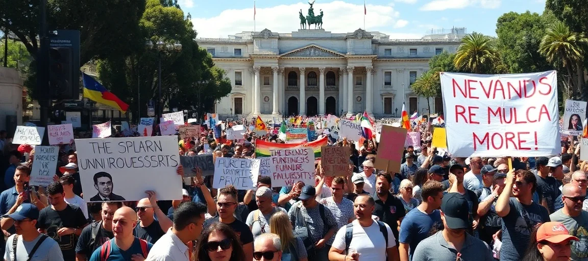 Argentines Protest Milei's University Funding Cuts Amid Austerity