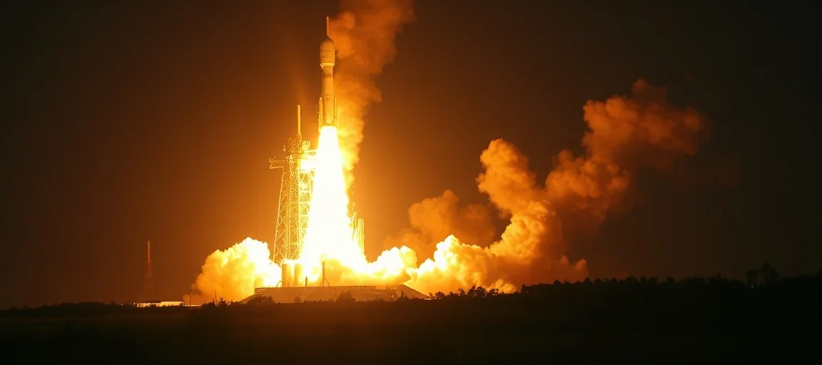 Blue Origin Rocket Explodes in Florida Test, Halting Lunar Ambitions