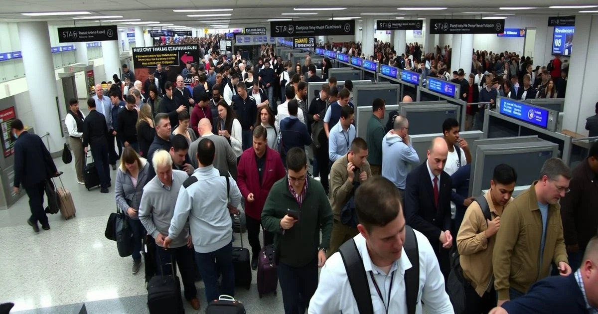 Airport Chaos: TSA Pay Dispute Escalates Amid Travel Rush