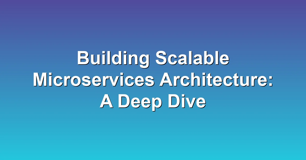 A sophisticated, abstract visual representation of a complex, interconnected microservices architecture in a cloud environment, with data flowing between independent service modules, futuristic tech style, blue and purple hues, soft glowing lines.