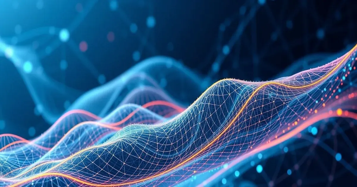 Visual representation of Gradient Descent, illustrating a path descending a loss function surface towards the minimum in machine learning.