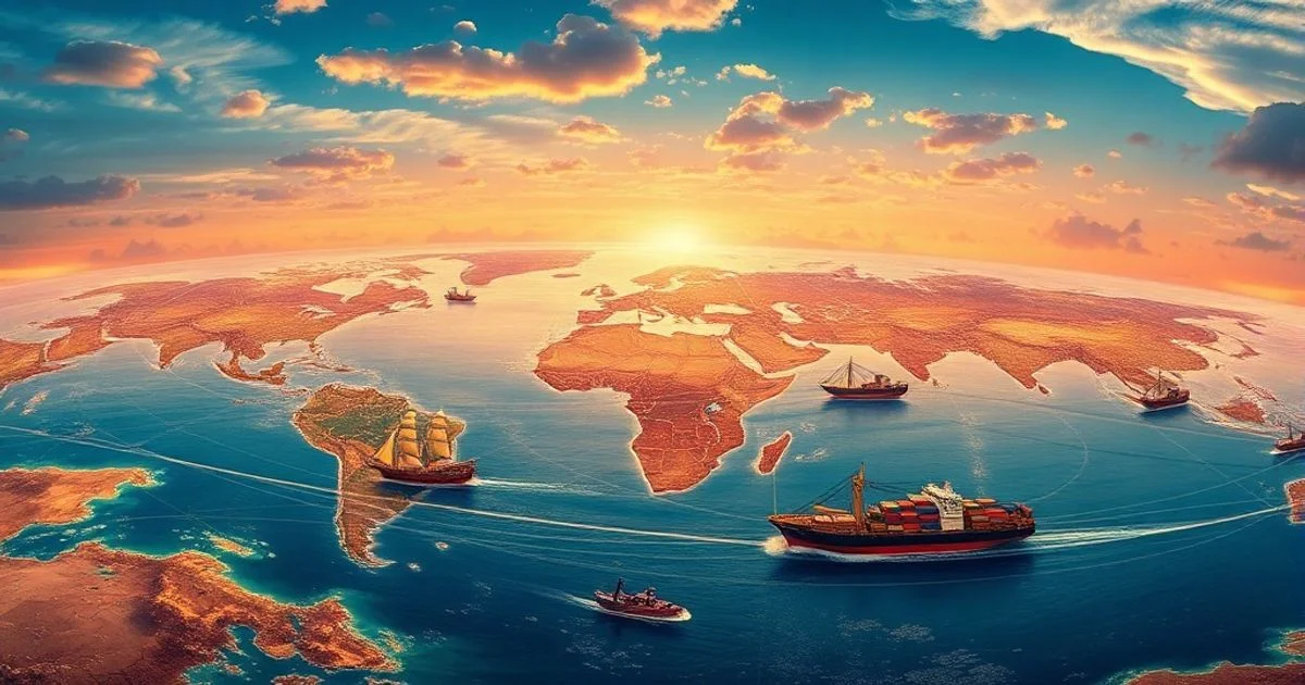 Understanding the history of major global trade routes