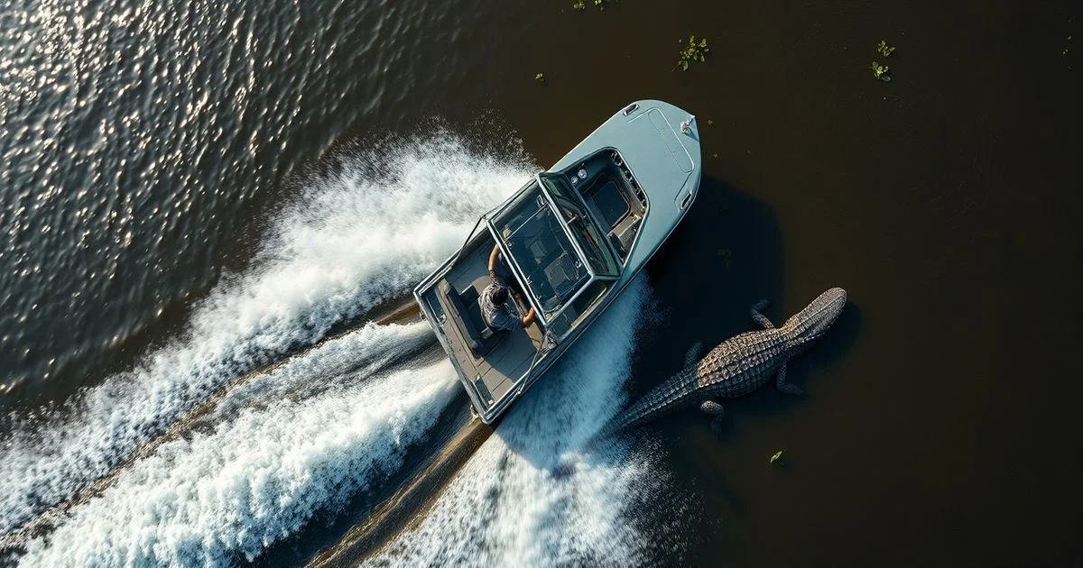 Viral Video: Florida Airboat Fires on Alligator Ignites Debate
